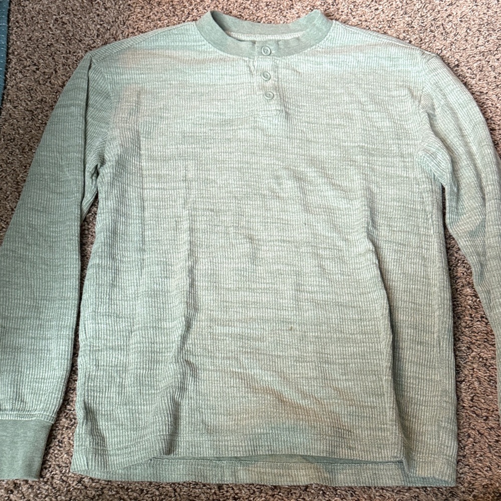 Goodfellow & Co Sage Long Sleeve Henley